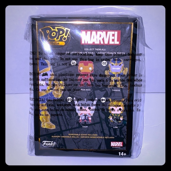 Funko POP! Enamel pin Marvel 02 Thanos New in Box - Picture 3 of 7